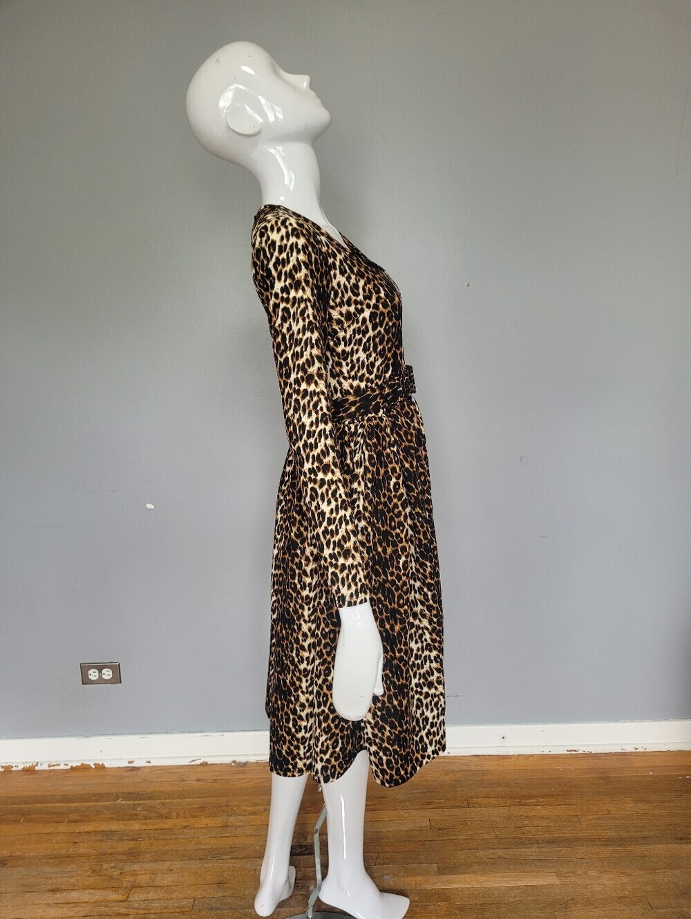 Vixen By Micheline Pitt Troublemaker Swing Dress In Leopard, BNWT, XS And M - Picture 6 of 10